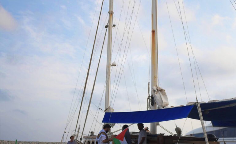 Israel intercepta ilegalmente la flotilla Global Sumud, usa retórica como arma y prepara deportaciones