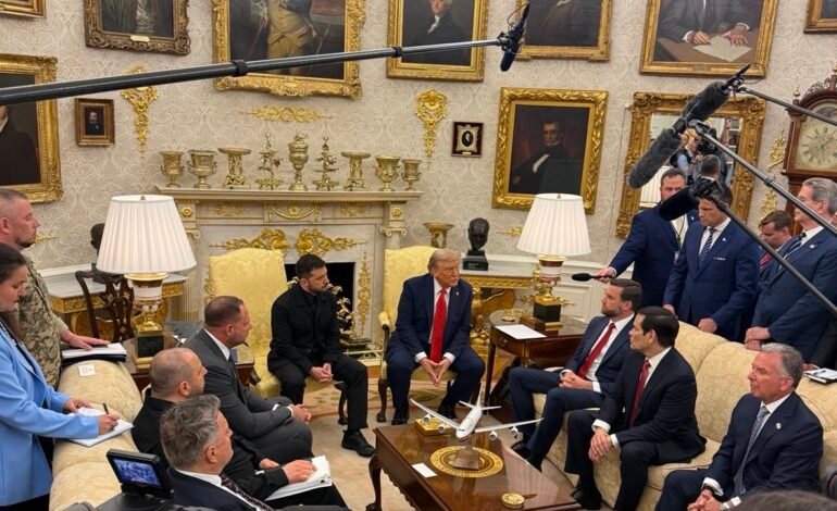 Trump y Zelensky se reunieron en la Casa Blanca